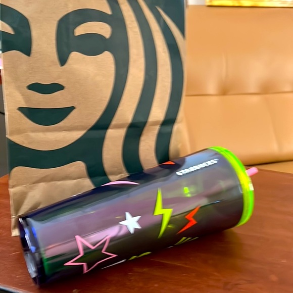 STARBUCKS TUMBLER 24OZ.STAY WEIRD UNISEX nwt - Picture 10 of 12